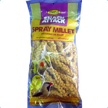 Snack Attack Natural Spray Millet – Organic, Hand-Harvested Bird Treat 1