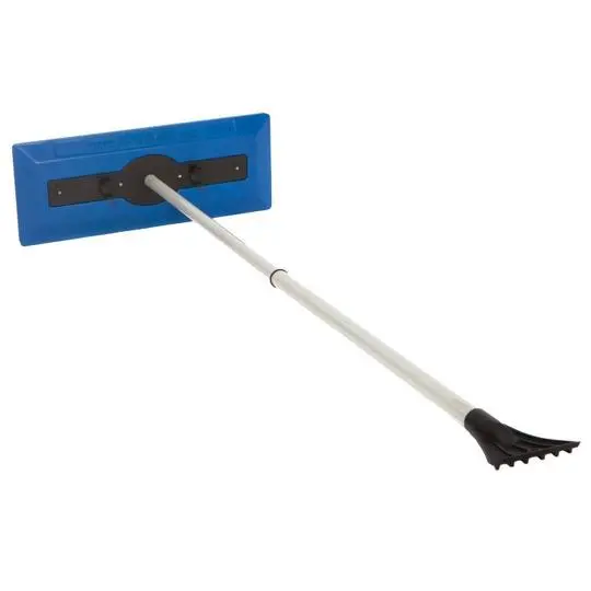 Snow Joe Telescoping Snow Broom With Ice Scraper – Certified Refurbished 1