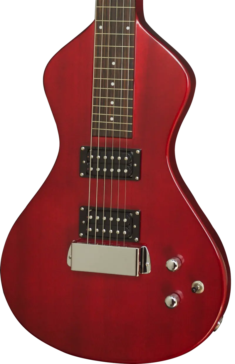 Sold 2016 Asher Electro Hawaiian Junior Lap Steel In Cherry With Chrome Palm Rest #900 1