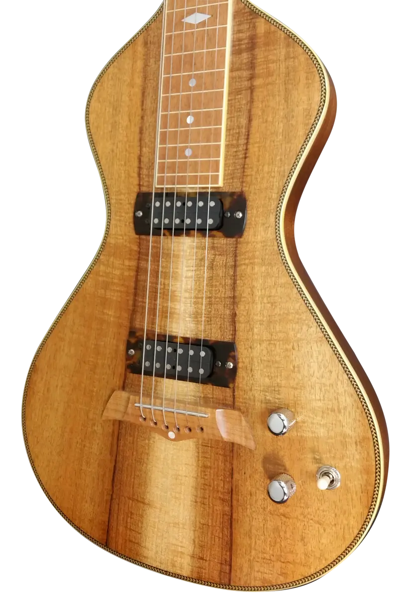 Sold 2016 Asher Electro Hawaiian Model I Lap Steel With A+ Grade Koa Top #963 1