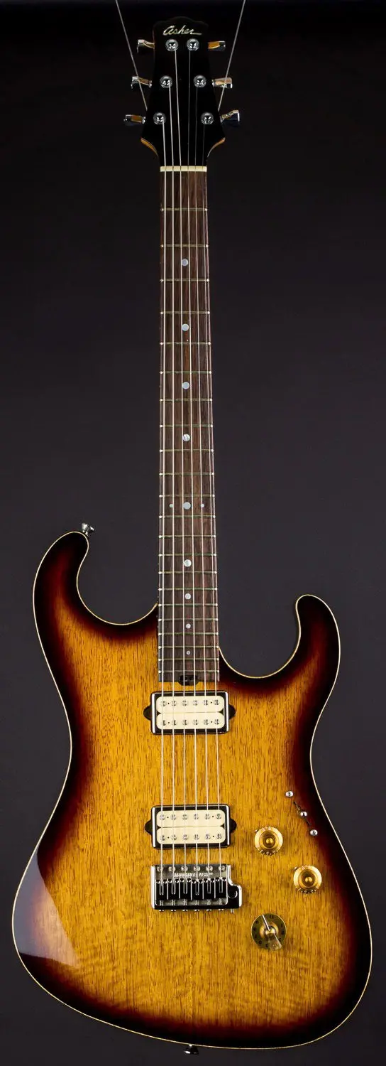 Sold 2016 Asher S Custom In Two-Tone 50S Burst Nitro Over Korina Body #947 1