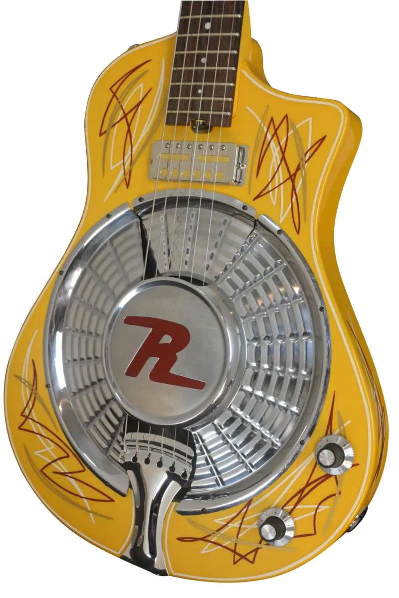 Sold 2017 Asher Resosonic Rambler In Tv Yellow With Full Pin Stripe #972 1