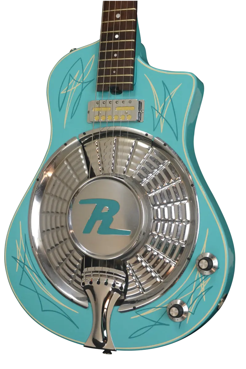 Sold: 2017 Resosonic Rambler #971 — Baby Blue Finish With Full Pinstripe Detailing 1