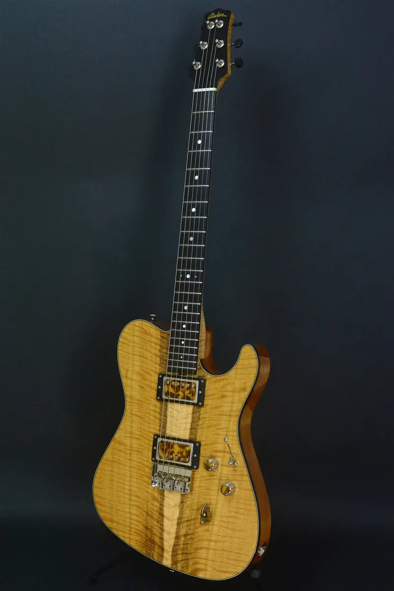 Sold: 2017 T Deluxe Master Series #973 — Bound Flame Satinwood Body, Lollar Pickups & Custom Covers 1