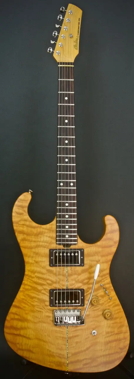 Sold 2018 Asher S Custom With Quilted Maple Drop Top And Natural Satin Nitro #1066 1