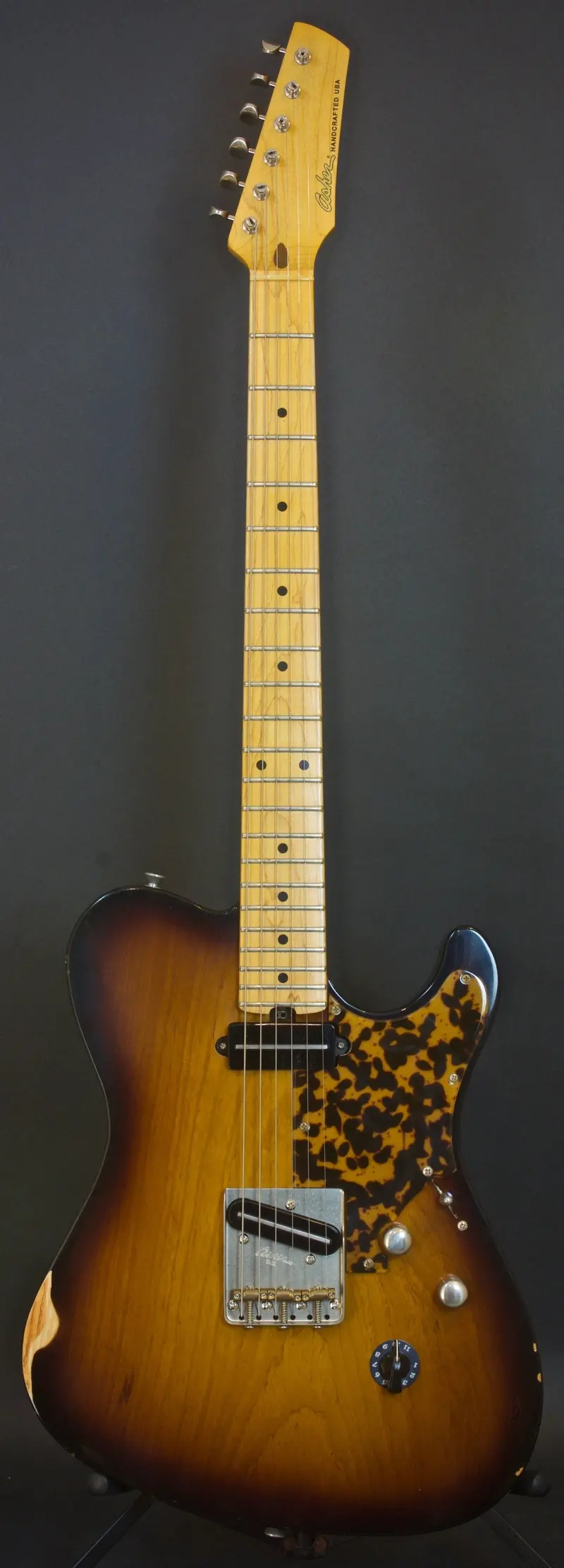 Sold: 2018 T Deluxe #1064 — Tobacco Burst Nitro Relic, T Blade Pickups & Tortoise Guard 1