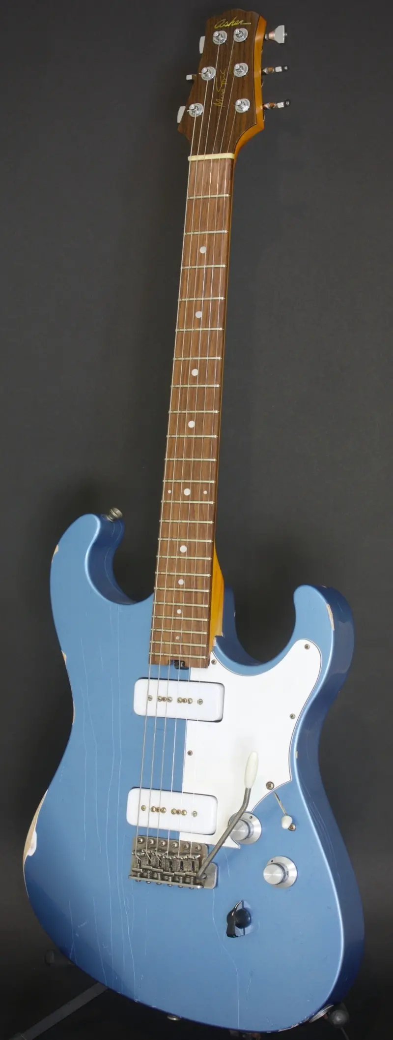 Sold 2019 Asher Marc Ford Signature Model In Lake Placid Blue Relic Nitrocellulose #979 1