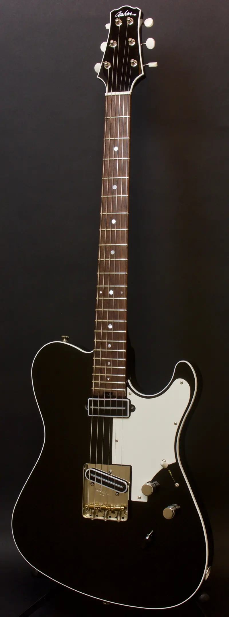 Sold: 2019 T Deluxe #1119 — Tempered Woods, Black Nitro Finish, Bound Top 1