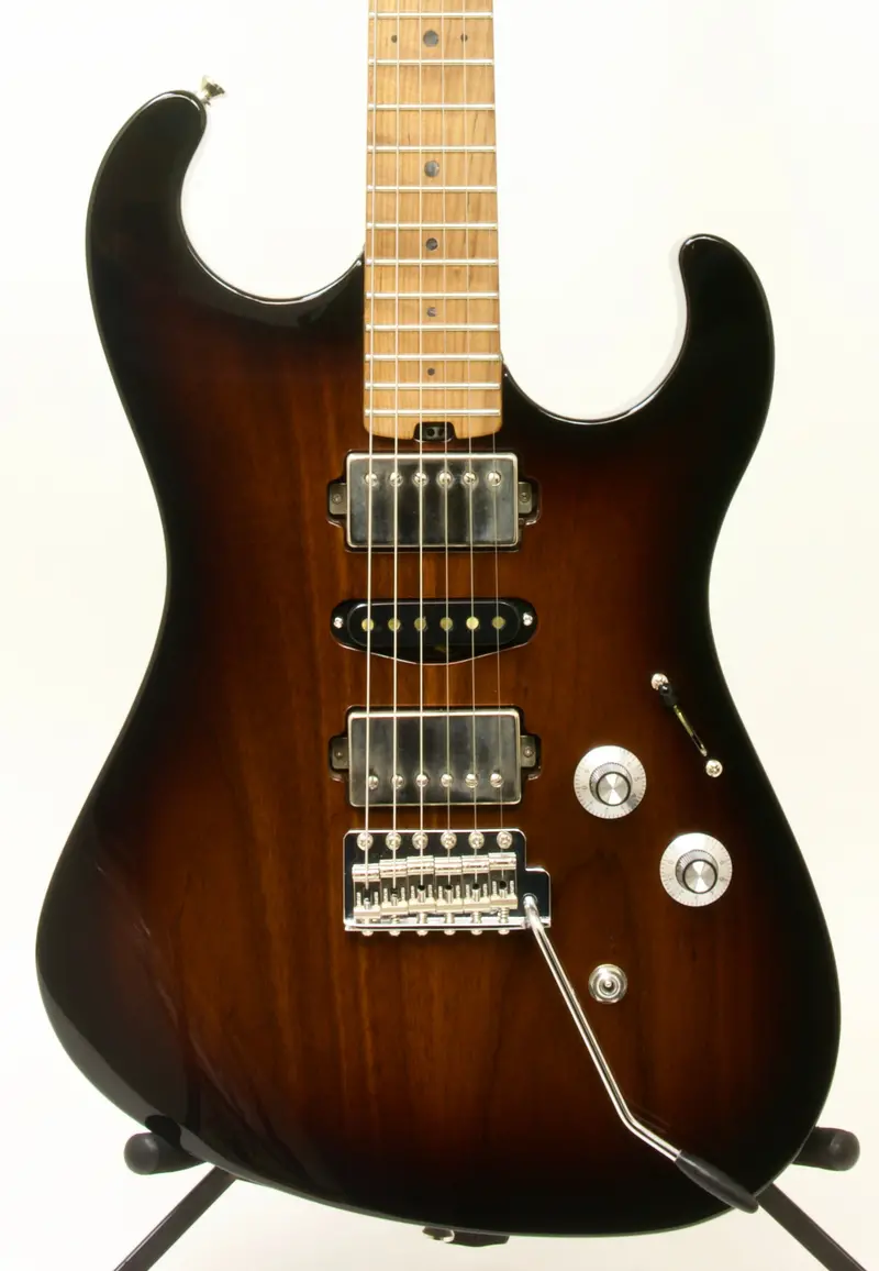 Sold 2020 Asher S Custom Guitar: Roasted Tempered Tone-Wood Build In Tobacco Burst – Serial #1228 1