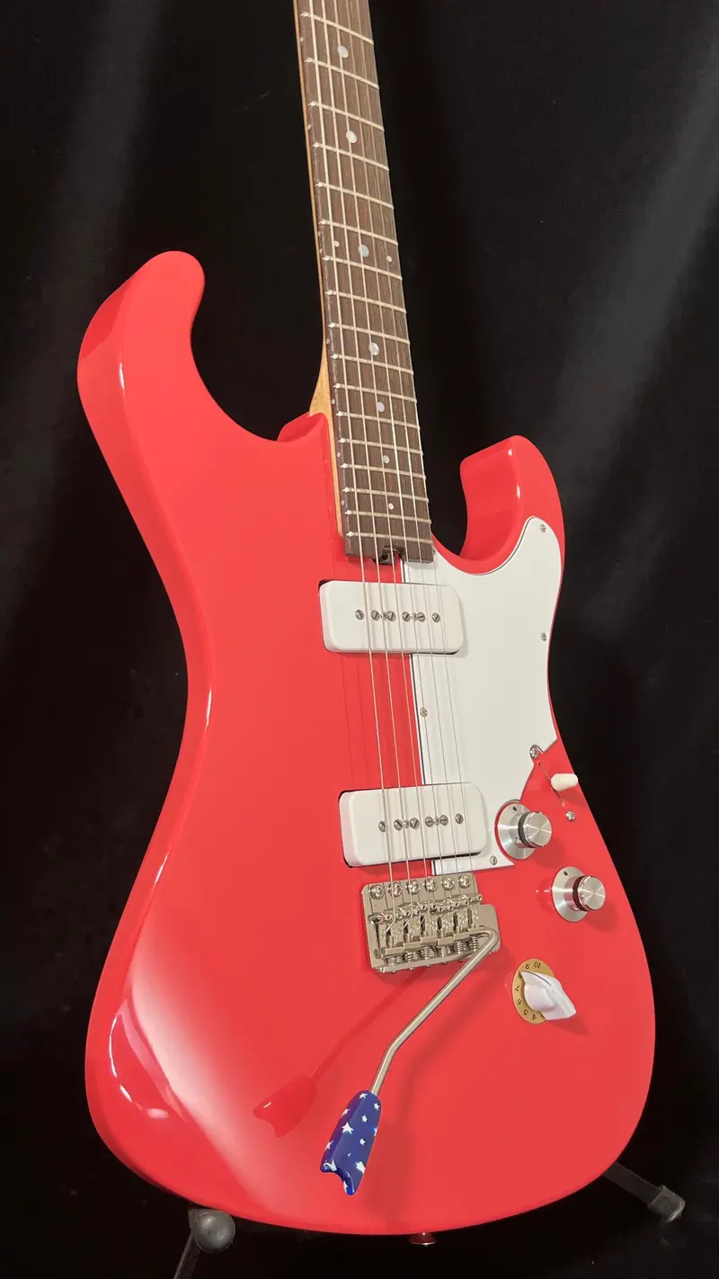 Sold 2022 Marc Ford Signature Guitar In Fiesta Red – Equipped With Seymour Duncan Antiquity P90 Pickups, #1304 1