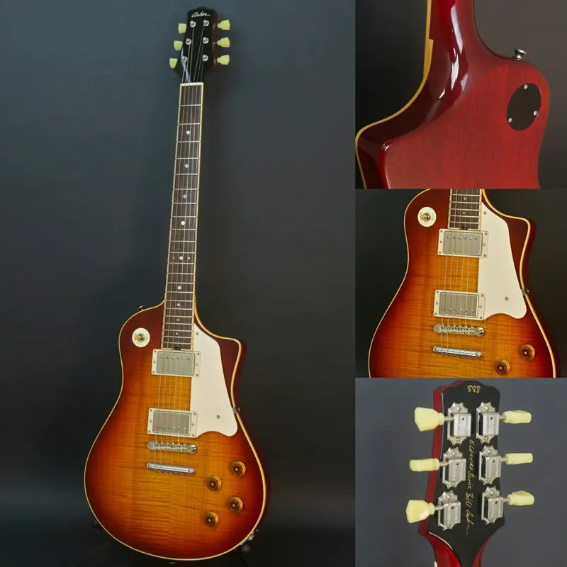 Sold Asher Electro Sonic Neck-Thru With Brazilian Rosewood Fretboard #888 1