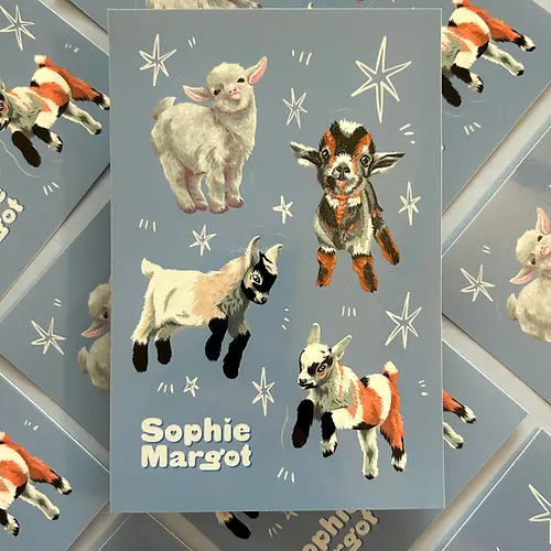 Sophie Margot Baby Goat Sticker Pack 1