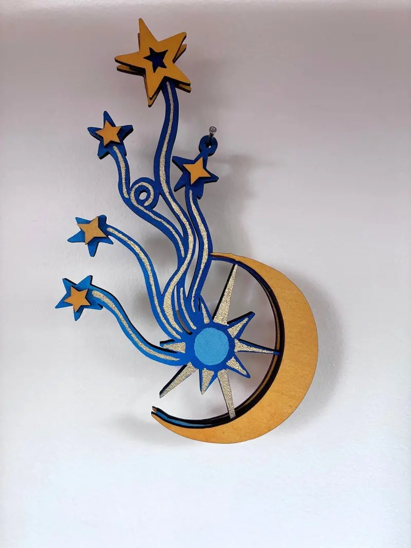 Squirrel Dance Farm Moon Phase Decorative Ornament 1