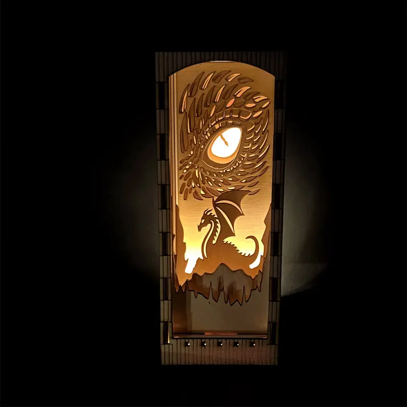 Squirrel Tacos Book Nook Figurine: Eye Of The Dragon 1