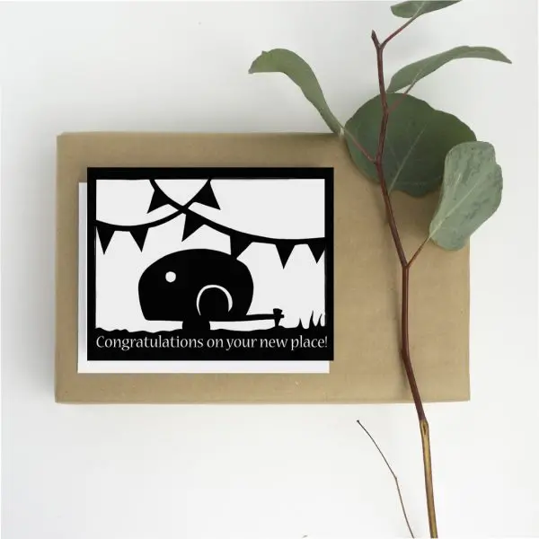 Squirrel Tacos New Home Celebration Card 1