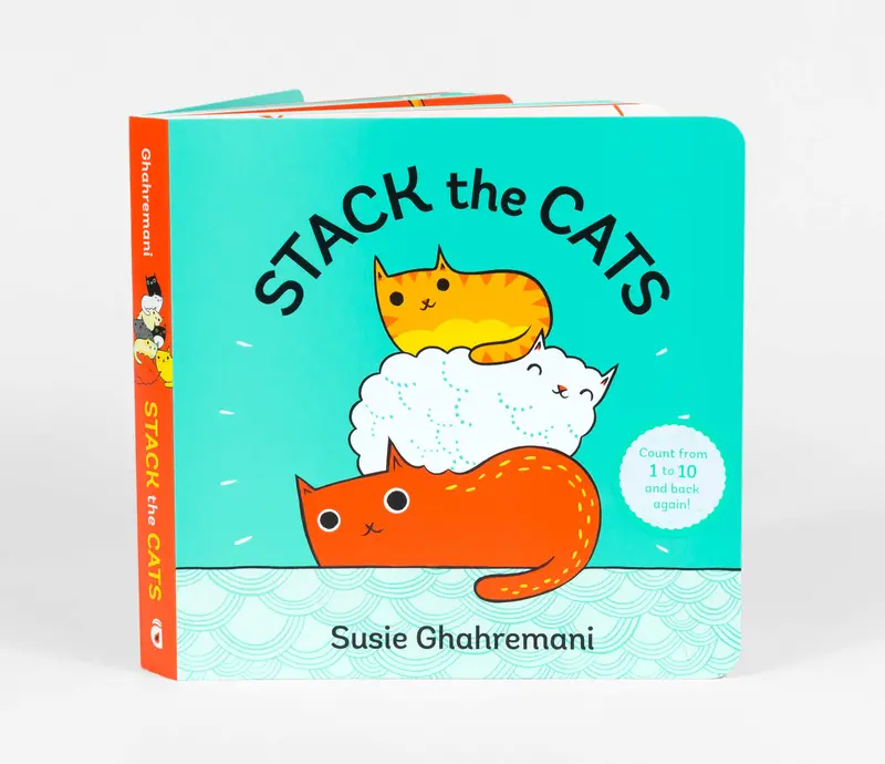 Stack The Cats: Interactive Board Book For Early Learners 1
