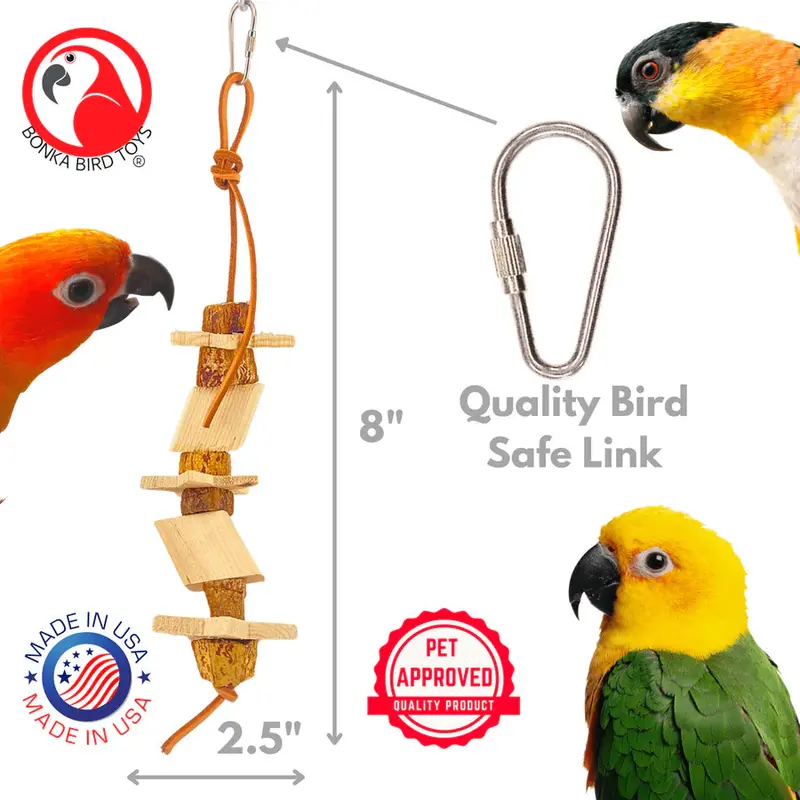 Star Stack Chew Toy For Beak Exercise 1