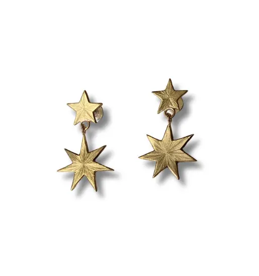 Studio Fernes Nyx Geometric Metal Earrings 1