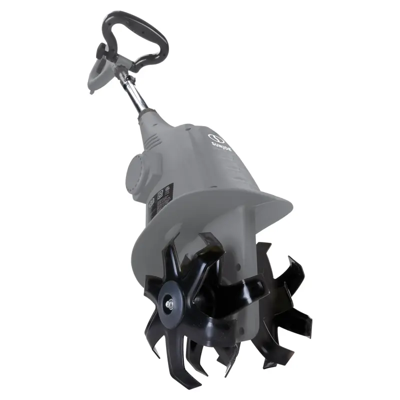 Sun Joe Tj599E-Gry 6.3-Inch Electric Garden Cultivator – 2.5-Amp Grey Tiller 1