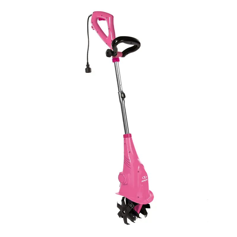 Sun Joe Tj599E-Pnk-Rm 6.3-Inch 2.5-Amp Corded Electric Cultivator In Pink (Refurbished) 1