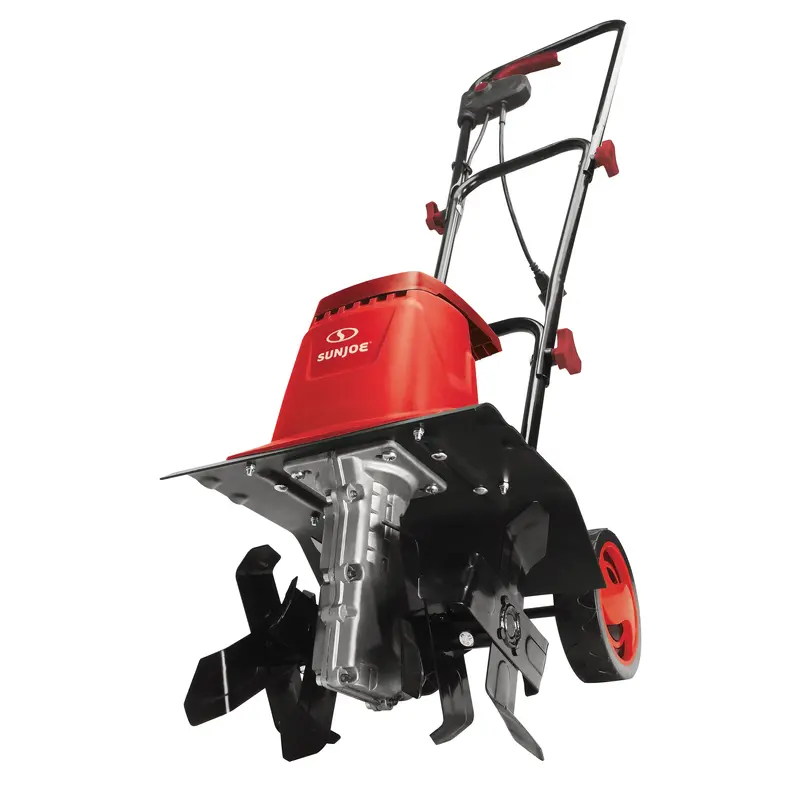 Sun Joe Tj602E-Red Electric Garden Tiller – 12-Inch Width, 8-Amp Motor (Red) 1