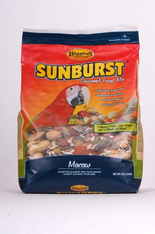 Sunburst Gourmet Macaw Seed Blend – Large-Bird Diet 1
