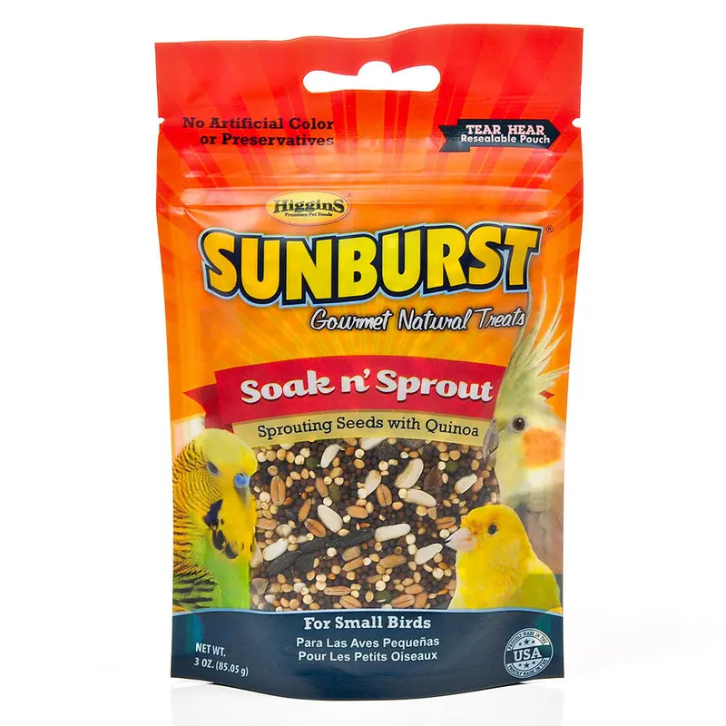Sunburst Soak & Sprout Seed Mix For Small Birds – Natural Foraging Treat 1
