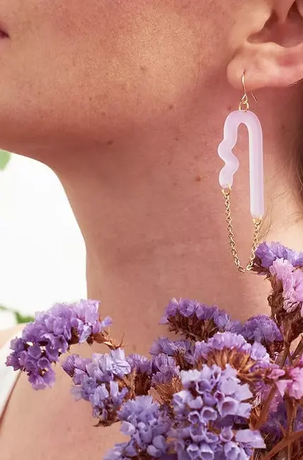 Sunny Side – The Squiggle Asymmetrical Earrings 1