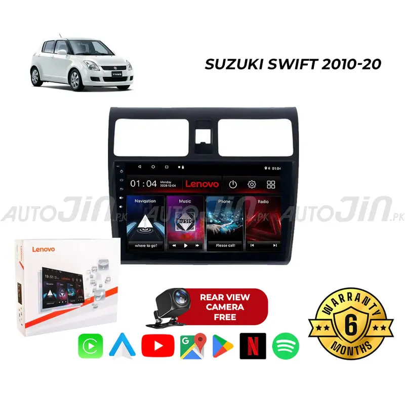Suzuki Swift (2010–2020) Android Infotainment System With Gps, Wi-Fi, Mirrorlink & Free Rear Camera 1