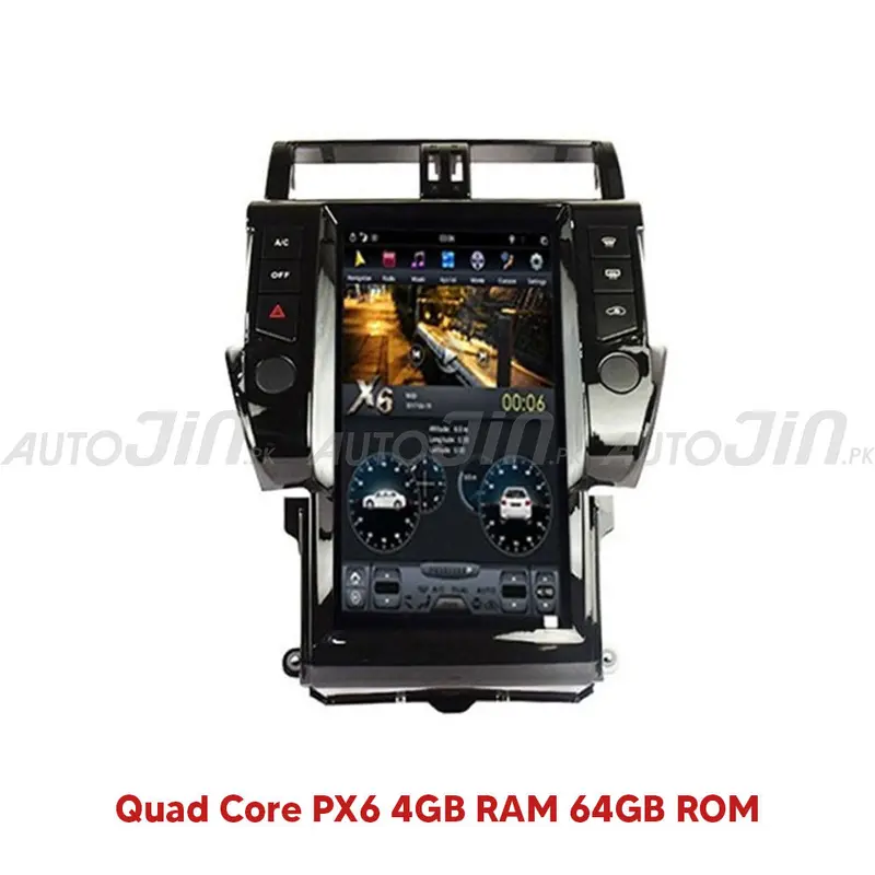 Tesla-Style Infotainment System For Toyota Land Cruiser Prado (2014, 13.6″) 1