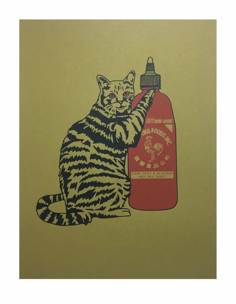 The 50/50 Company Spicy Hot Sauce Themed Art Print 1