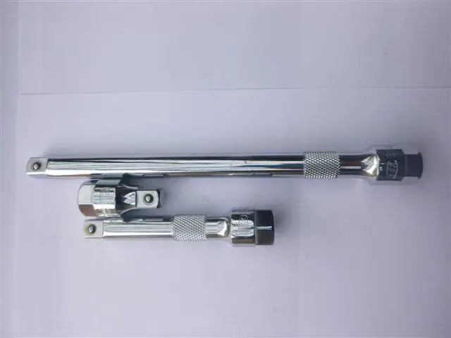 Three-Piece 1/2" Drive Straight Extension Bar Kit – Durable Chrome-Vanadium Steel 1
