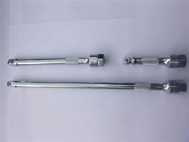 Three-Piece 3/8" Drive Wobble Extension Set – Articulating Socket Reach 1