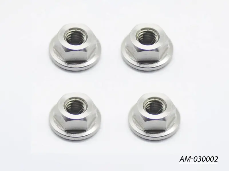 Titanium M4 Wheel Nuts For High-Performance Rc Cars – Set Of 4 (Am-030002) 1