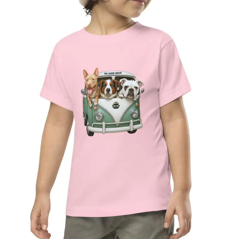 Toddler Short-Sleeve Tee With Pack Bus Graphic – Sizes 2T–5T 1