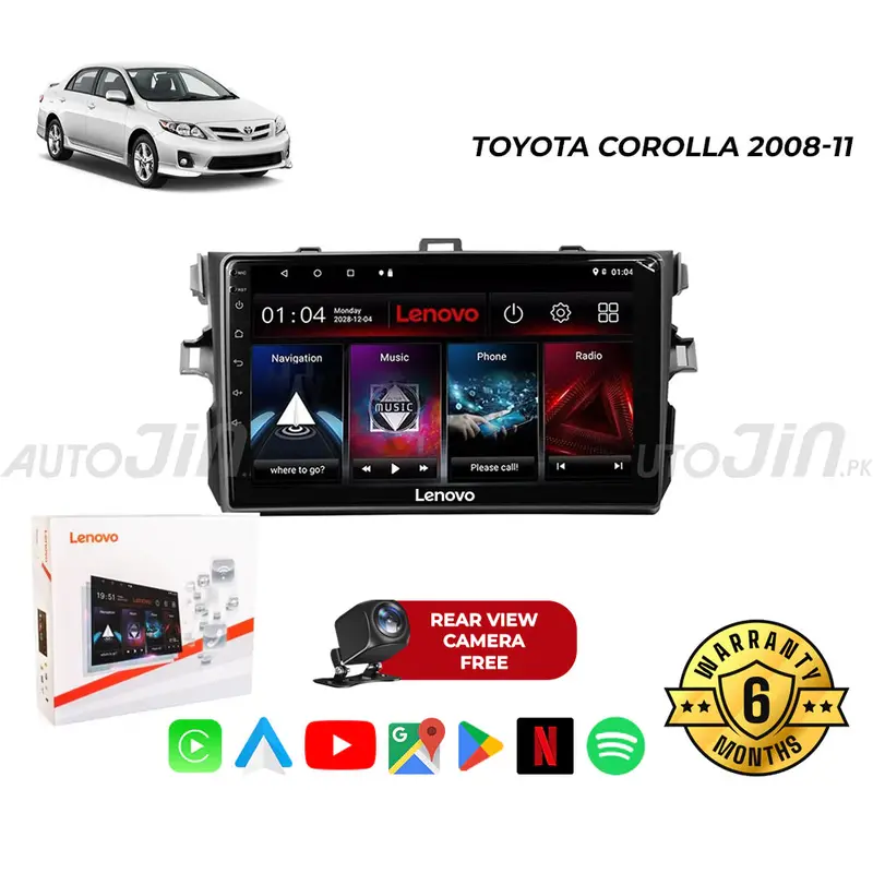 Toyota Corolla (2008–2011) Android Car Stereo – Touchscreen Multimedia Player With Gps, Wi-Fi, Mirrorlink & Free Backup Camera 1