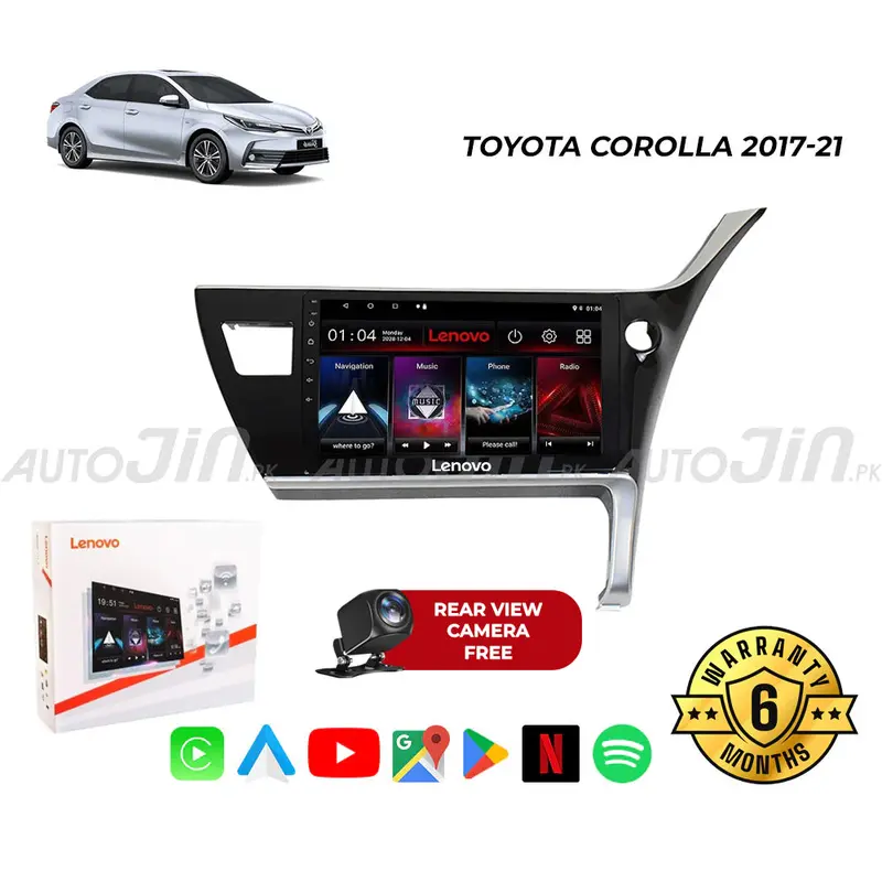Toyota Corolla (2017–2021) Android Multimedia System – Touchscreen Head Unit With Gps, Wi-Fi, Mirrorlink & Complimentary Rear Camera 1