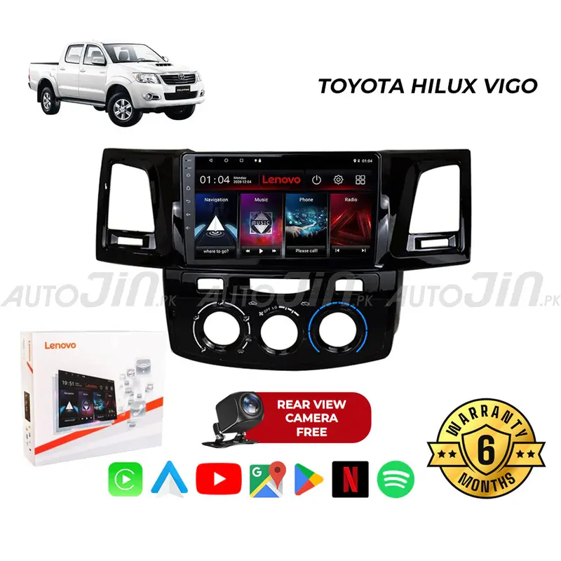 Toyota Hilux Vigo (2005–2015) Android Infotainment System With Gps, Wi-Fi, Mirrorlink & Free Rear Camera 1