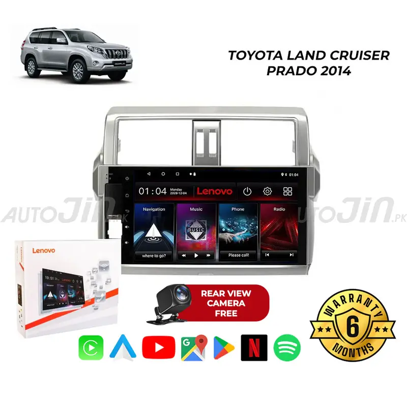 Toyota Land Cruiser Prado (2014 Model Year) Android Infotainment System — Gps, Wi-Fi, Mirrorlink, Free Backup Camera 1