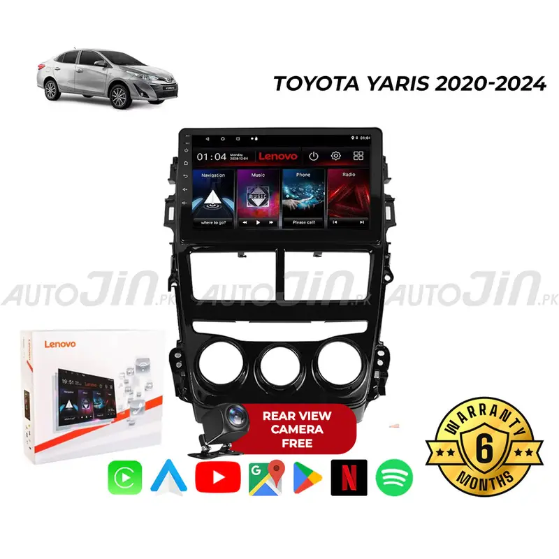 Toyota Yaris 2020–2023 Android Navigation System With Touchscreen, Wi-Fi & Mirrorlink 1