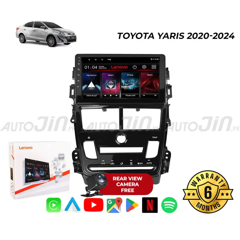 Toyota Yaris Version B (2020–2024) Android Touchscreen Head Unit With Gps, Wi-Fi & Mirrorlink 1