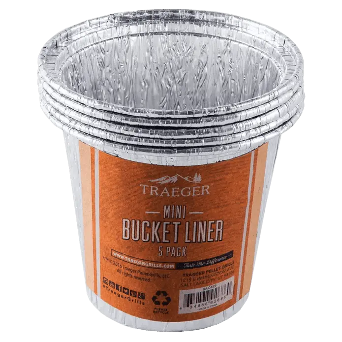 Traeger Mini Grease Liners For Scout/Ranger/Ptg Grills – 5-Pack (Bac459) 1