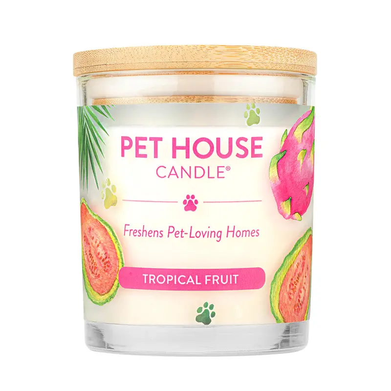 Tropical Fruit Scented Pet House Candle 1