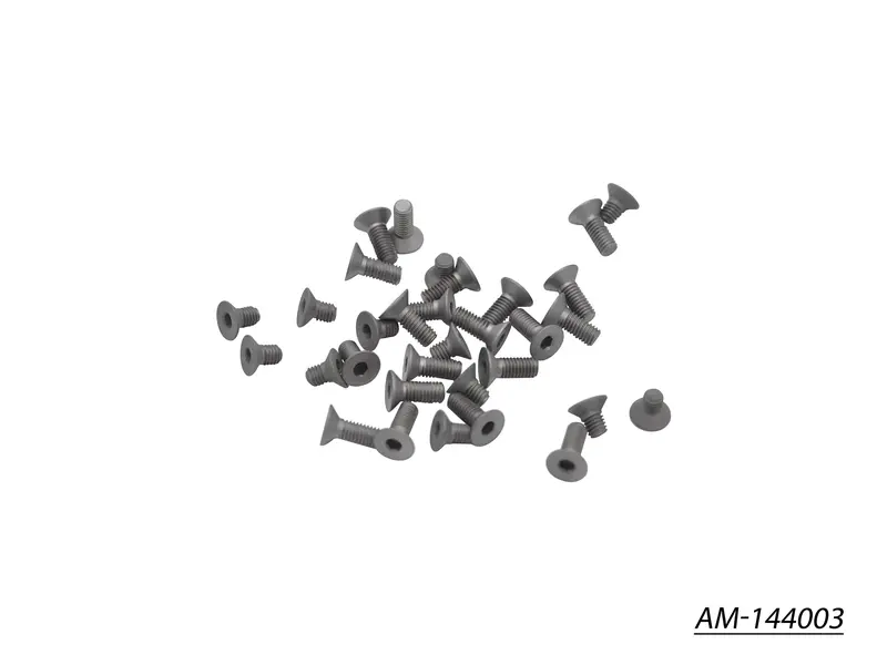 Tungsten Screw Set For Xray T4’20 – 32-Piece (Am-144003) 1