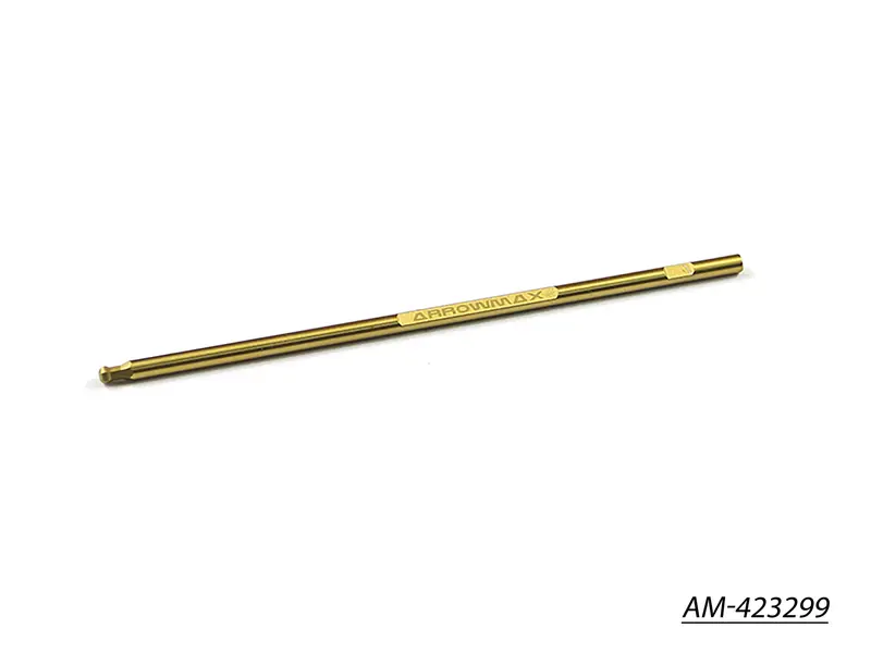 Tungsten Steel Ball Driver Hex Wrench Tip – 3/32 In (0.093 In) × 100 Mm (Am-423299) 1