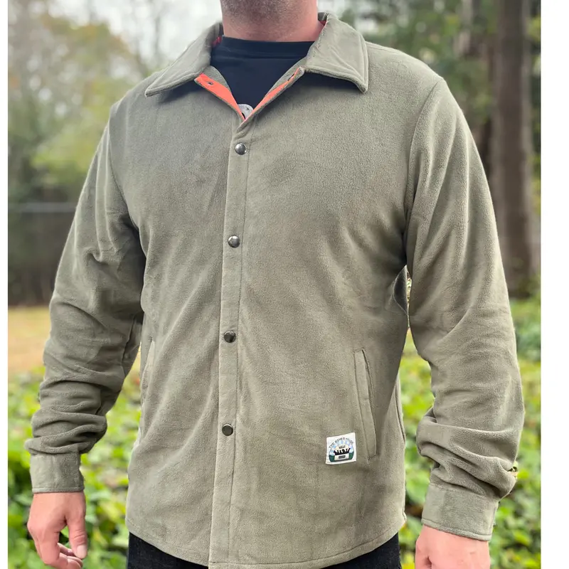 Unisex Polar Fleece Snap-Front Shirt 1