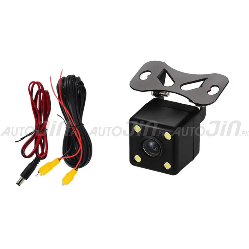 Universal 4-Led Rearview Backup Camera For Cars – Wide-Angle Night Vision 1
