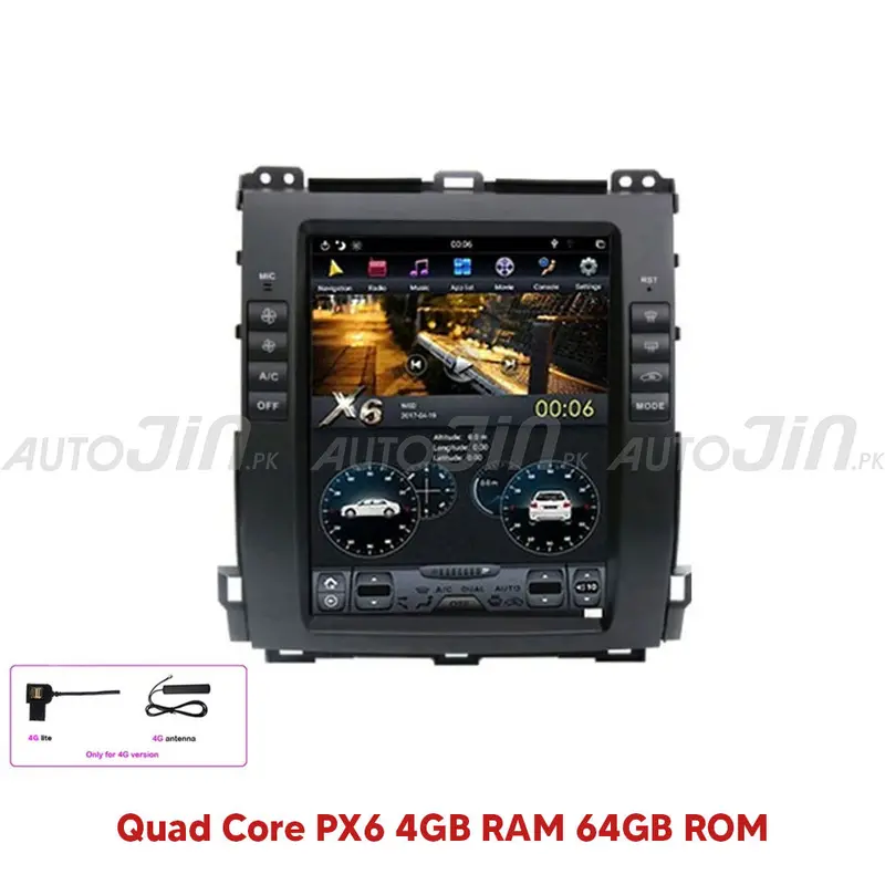 Upgraded Tesla-Style Head Unit For Toyota Land Cruiser Prado (2005) 1