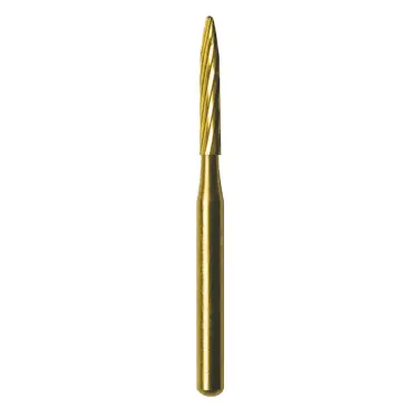 Us No. 48L-012Mm Long Flame Finishing Carbide Bur – Slightly Wider Tip For Efficient Blending 1