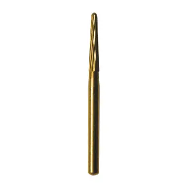 Us No. 7664 Round-End Taper Finishing Carbide Bur – Gentle Taper For Marginal Integrity 1